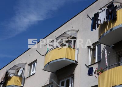 Balkony s trapézovým plechem