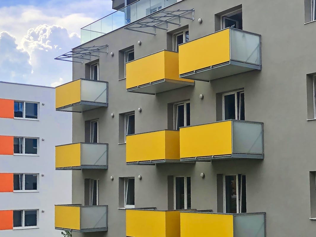 balkony normal kombinovaná výplň