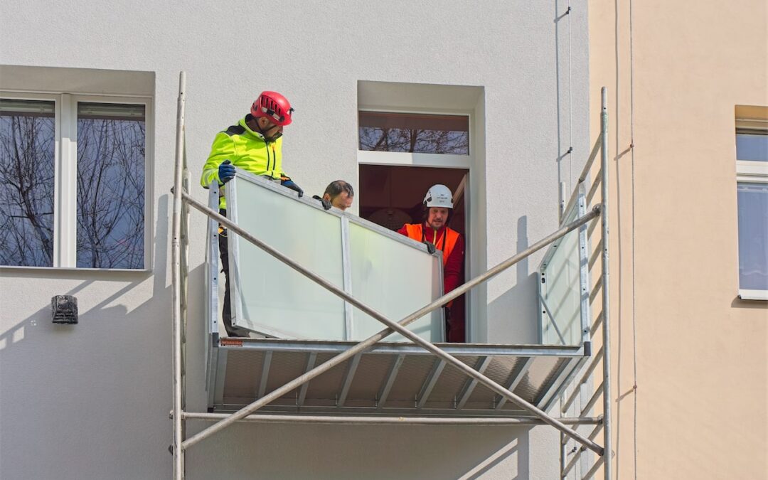 Montovaný balkon do nepřístupných míst