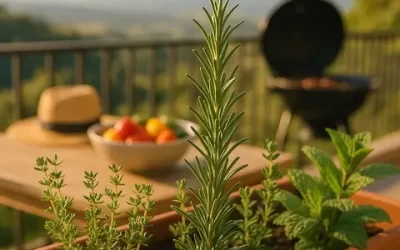 Bylinky na balkon pro vaření a grilování
